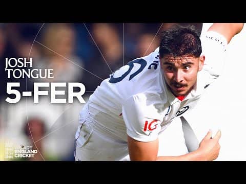 Indian Openers and All-Rounders Removed | Josh Tongue Takes 5-Fer at The Oval