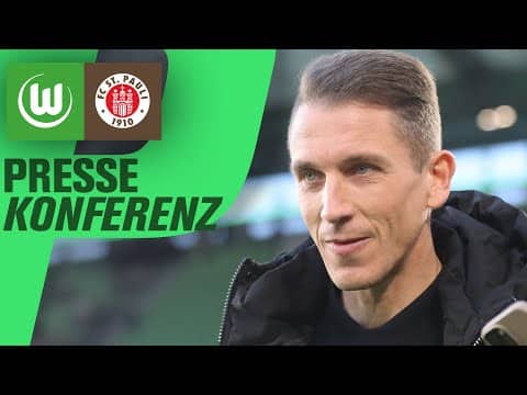 PK mit Daniel Bauer & Alexander Blessin nach VfL Wolfsburg - FC St. Pauli | Bundesliga 2025/26