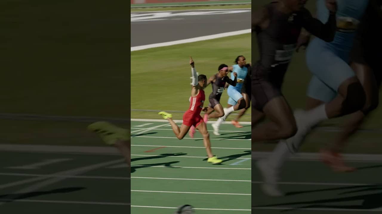 100m Race in KINGSTON JAMAICA
