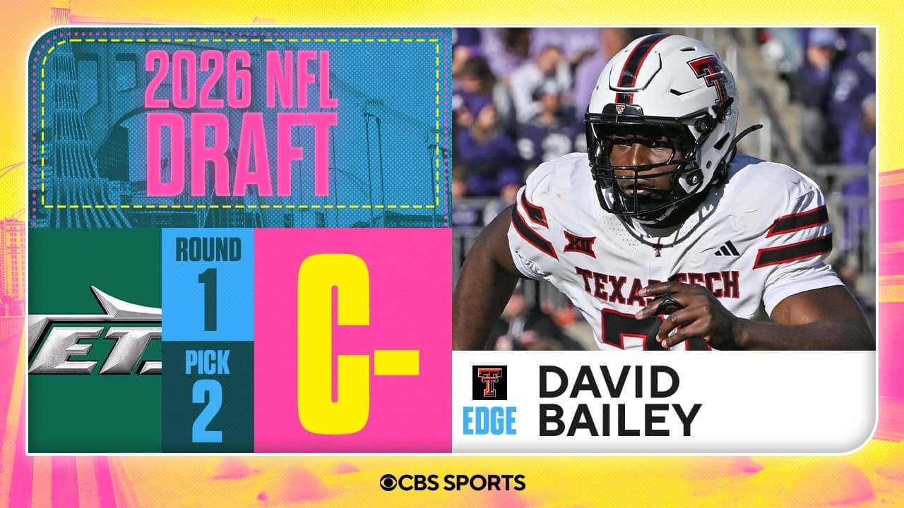 Jets select David Bailey No. 2 overall | 2026 NFL Draft Grades & Reaction