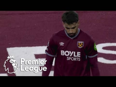 West Ham's Lucas Paqueta sent off for dissent against Liverpool | Premier League | NBC Sports