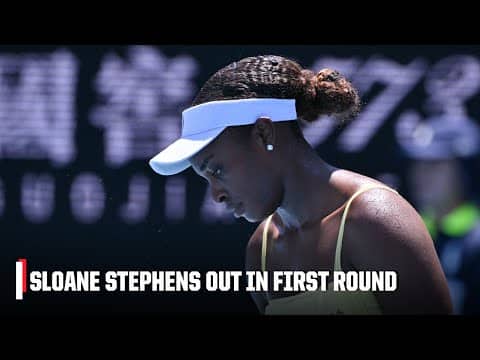 Match Point 🎾 Sloane Stephens loses to Karolina Pliskova in straight sets | 2026 Australian Open