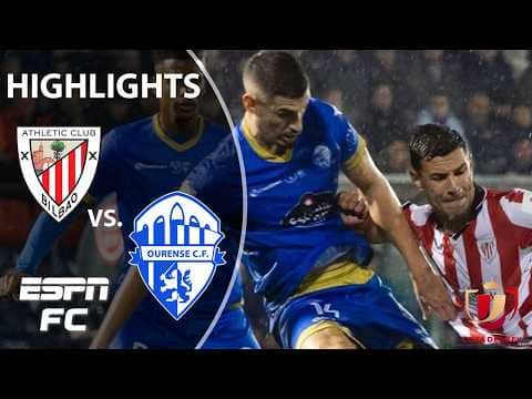 MATCH WINNER 🔥 Athletic Club vs. Ourense | Copa del Rey Highlights | ESPN FC