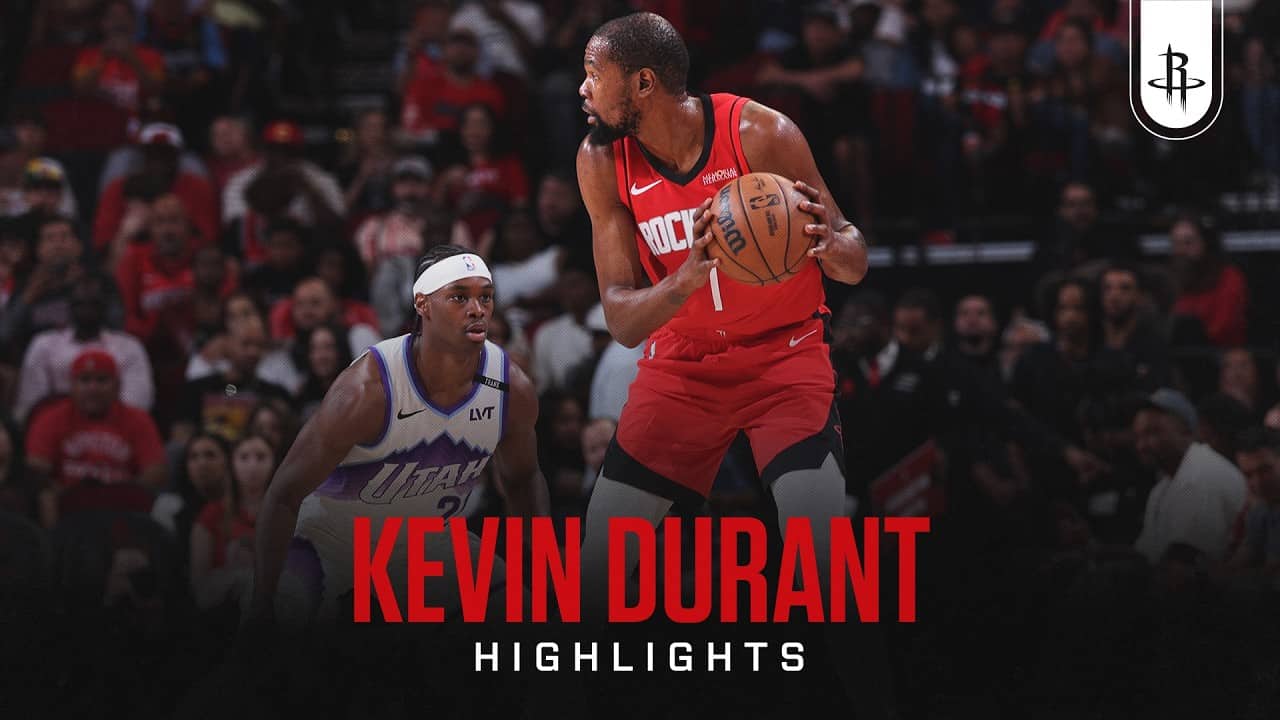 Kevin Durant (25 points) Highlights vs. Utah Jazz