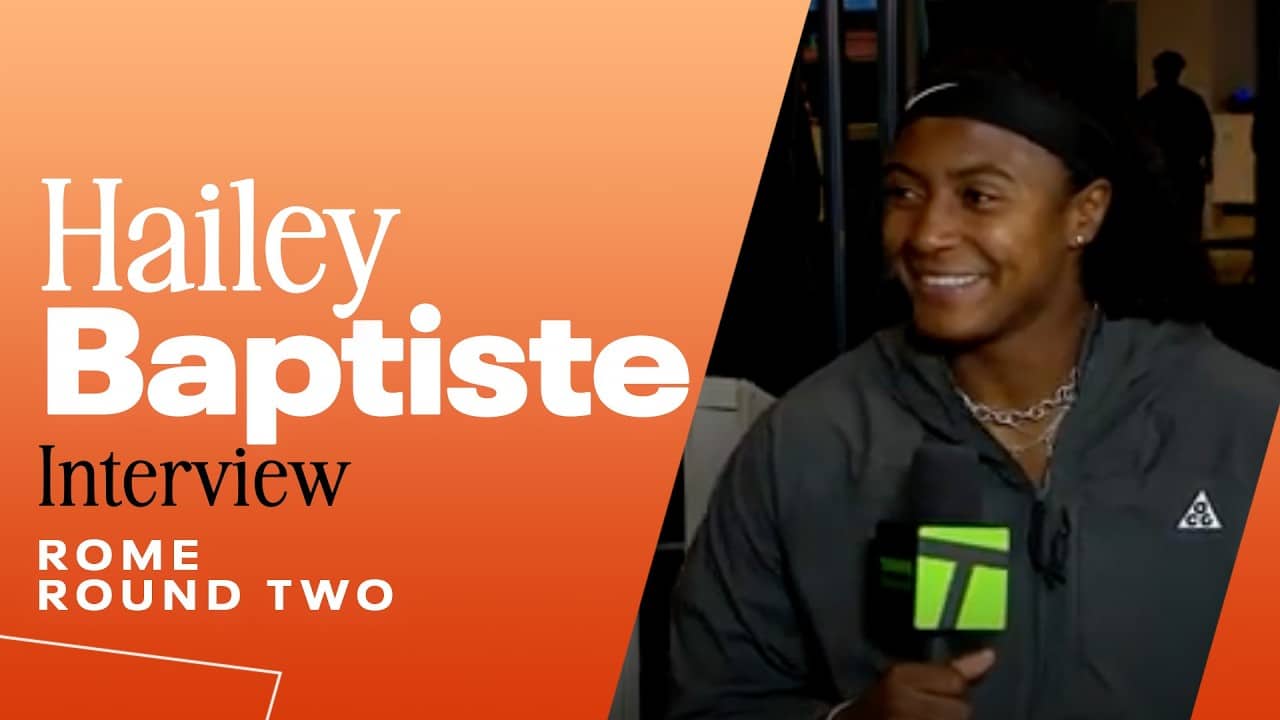 Hailey Baptiste had to give Frances Tiafoe a hard time 😂 | 2026 Rome