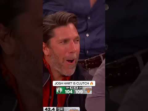 JOSH HART SHOWED UP IN CRUNCH TIME 🔥