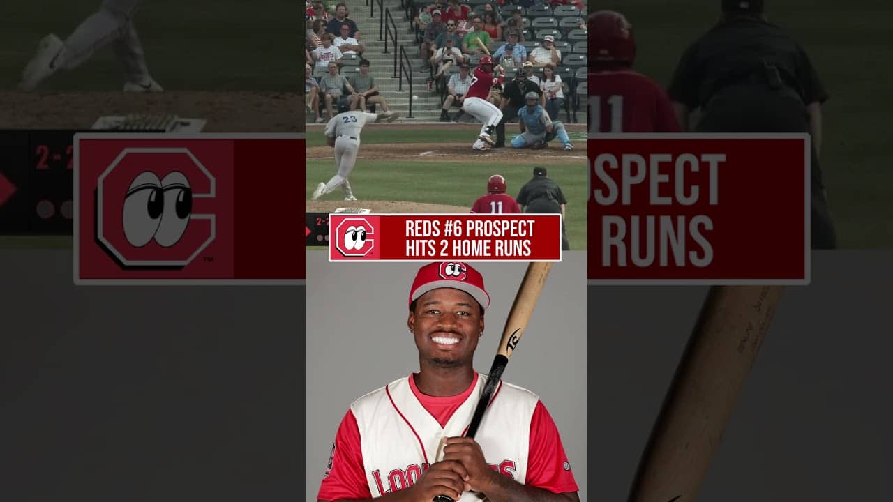 Reds #6 Prospect Cam Collier Hits 2 Home Runs for AA-Chattanooga