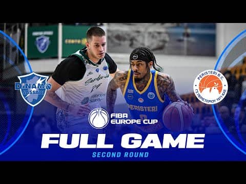 LIVE - Dinamo BDS Sassari v Peristeri Betsson | FIBA Europe Cup 2025-26 | Second Round