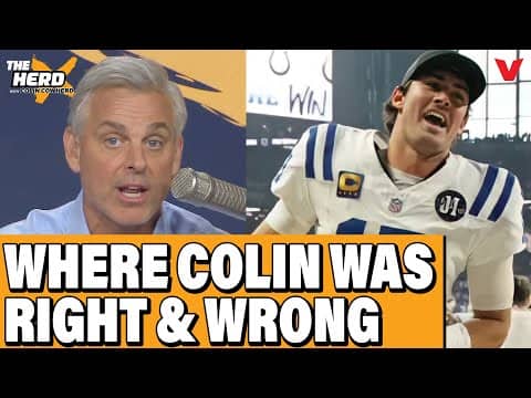 What Colin Cowherd got RIGHT & WRONG: Daniel Jones, Bears, Packers, Vikings, Caleb | THE HERD NFL