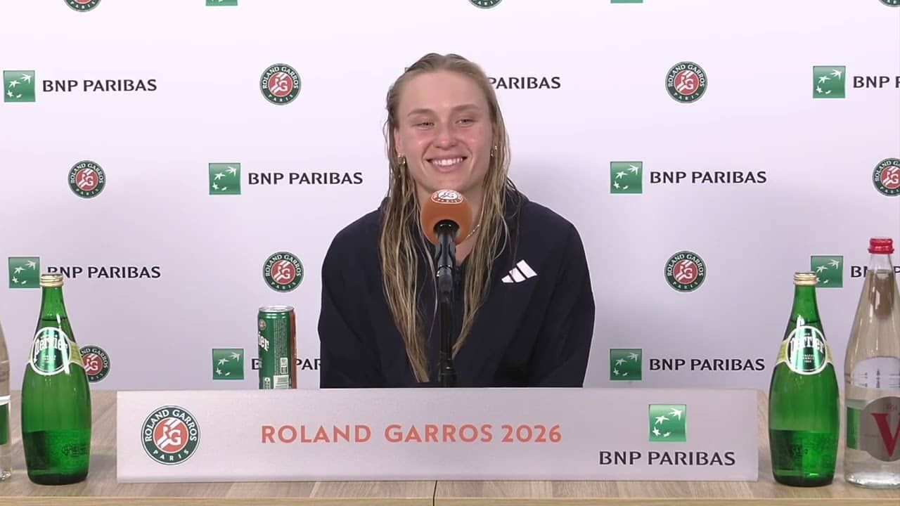 Roland-Garros 2026 - Yuliia Starodubtseva : "In what moment I realize I could defeat Rybakina ?"