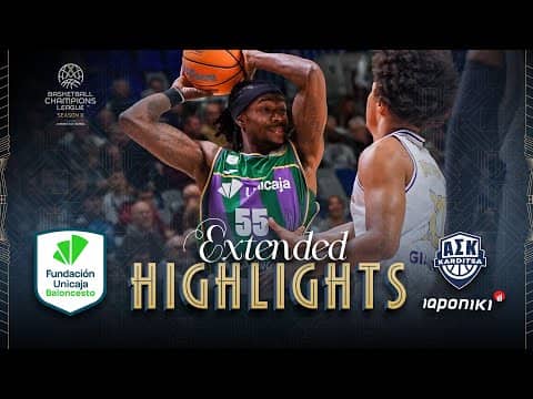 Unicaja v Karditsa Iaponiki | Full Game Highlights | #BasketballCL 2025-26