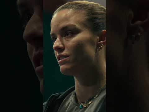 A pillar of strength. Maria Sakkari brings passion and pure determination to improving her game.