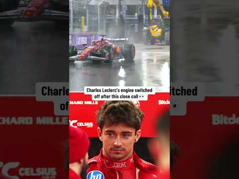 Close call for Leclerc in Q1 😬