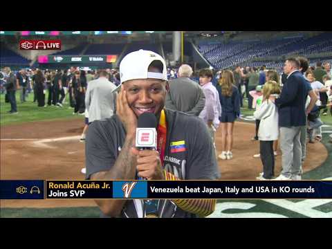 Ronald Acuna Jr. describes EMOTIONAL win over USA in WBC title game 🏆 | SC with SVP