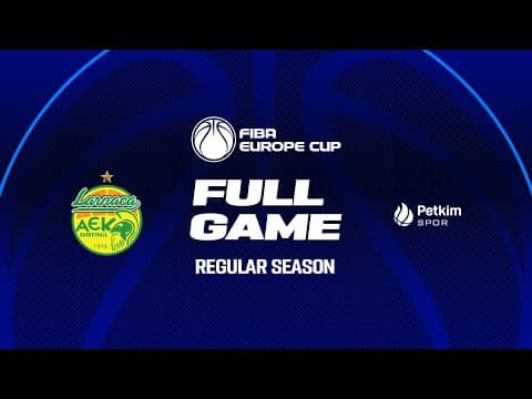 LIVE - Petrolina AEK v Aliaga Petkimspor | FIBA Europe Cup 2025-26 | Regular Season