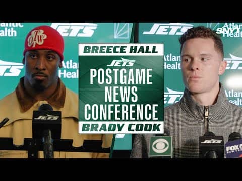 Breece Hall on reaching 1,000 rushing yards on the season, knee injury in Jets' loss to Patriots