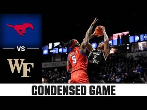 SMU vs. Wake Forest Condensed Game | 2025-26 ACC Men's Basketball