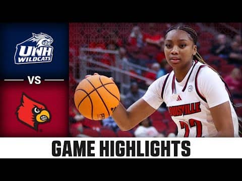 New Hampshire vs. Louisville Game Highlights | 2025-26 ACC Women's Basketball