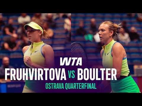 Linda Fruhvirtova vs. Katie Boulter | 2026 Ostrava Quarterfinal | WTA Match Highlights
