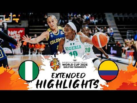 Nigeria 🇳🇬 v Colombia 🇨🇴 | Extended Highlights | #FIBAWWC 2026 Qualifying Tournament