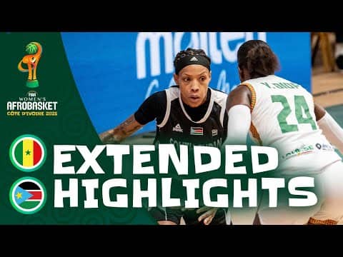 Senegal 🇸🇳 vs South Sudan 🇸🇸 | Extended Highlights | FIBA Women's AfroBasket 2025