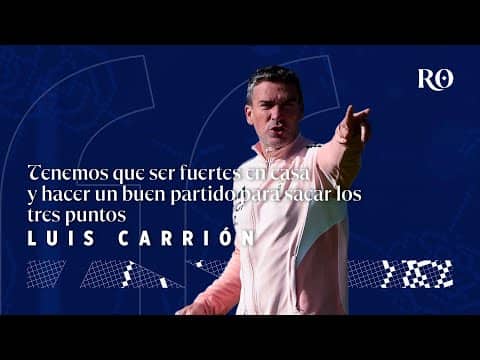 Rueda de Prensa Luis Carrión