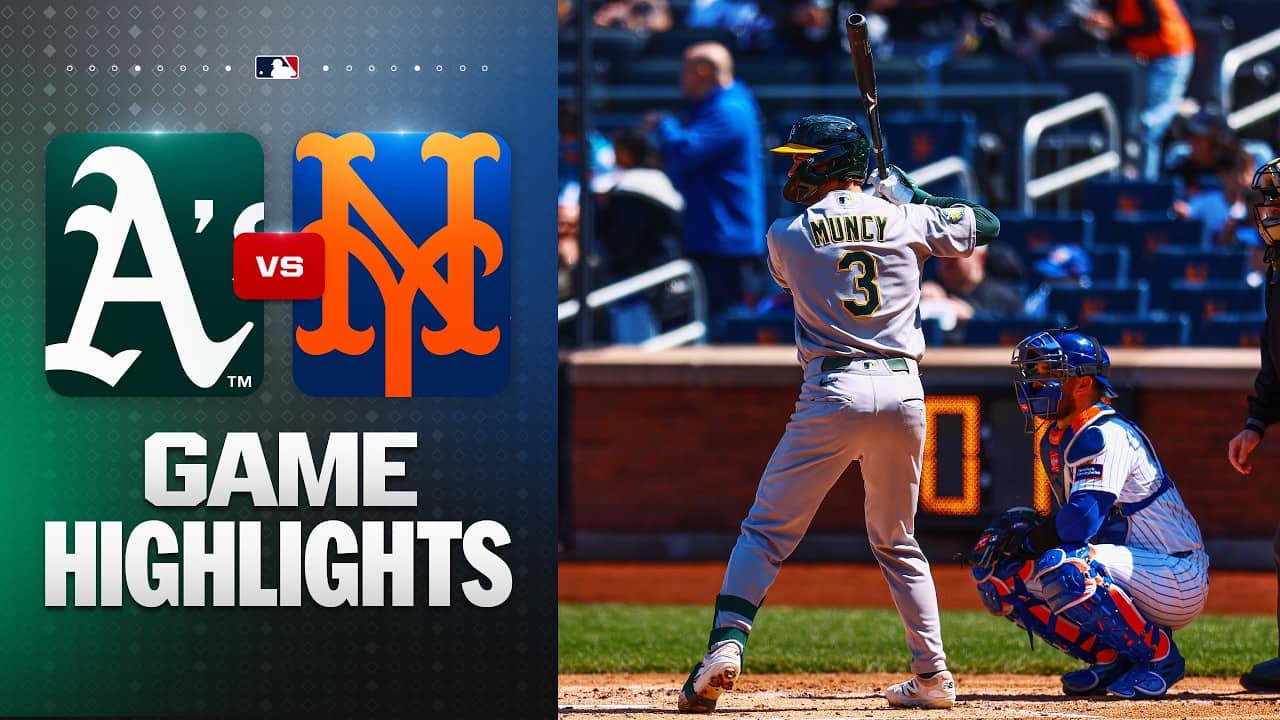 A's vs. Mets Game Highlights (4/12/26)
