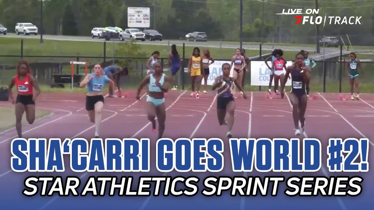 WORLD #2 BY SHA'CARRI RICHARDSON! | Star Athletics Sprint Series