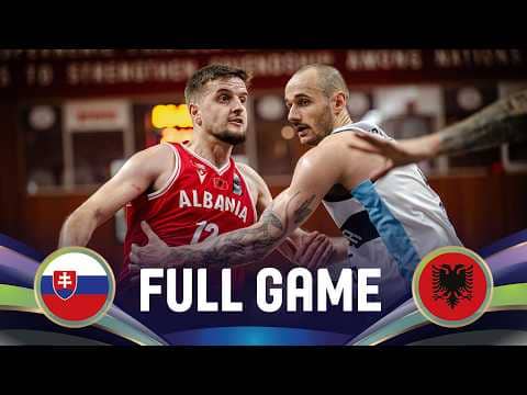 LIVE - Slovakia v Albania | FIBA EuroBasket 2029 Pre-Qualifiers