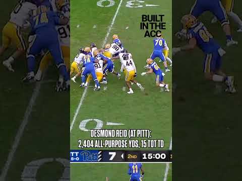 ⚡️ Big-time impact. Desmond Reid is #BuiltInTheACC    #nfldraft #pittpanthers #collegefootball #cfb