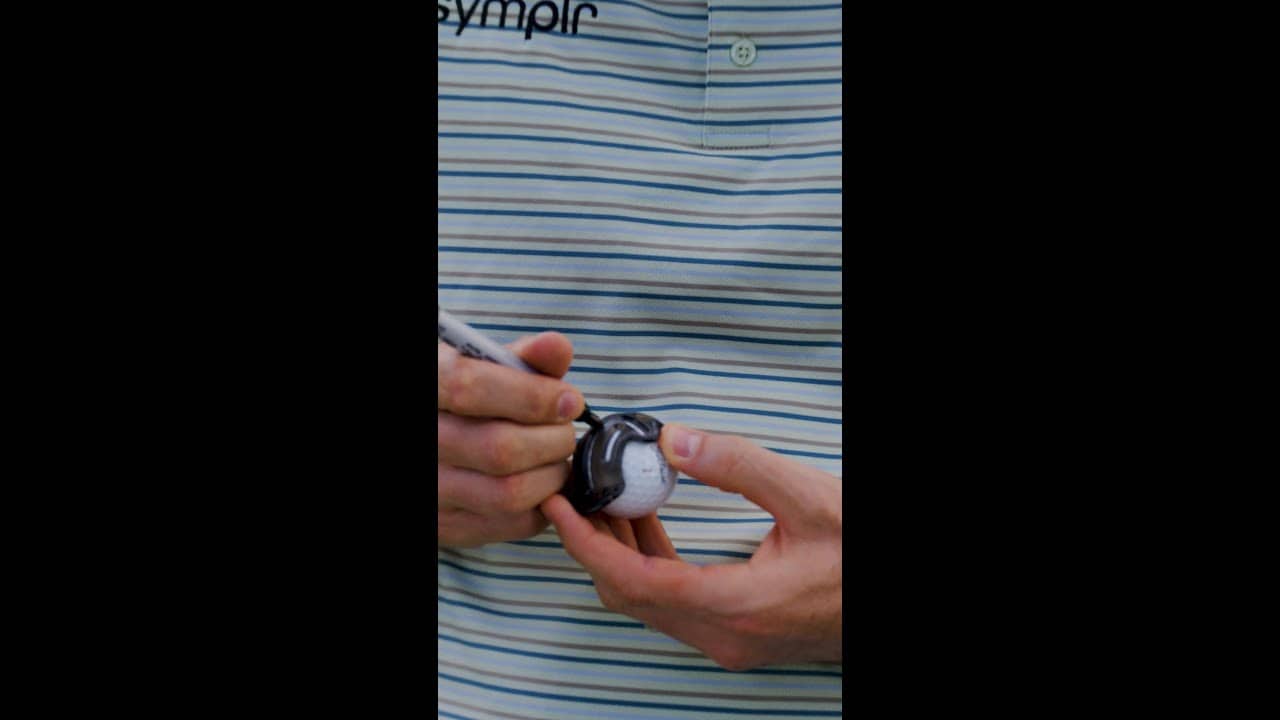See how Russell Henley marks his Pro V1x