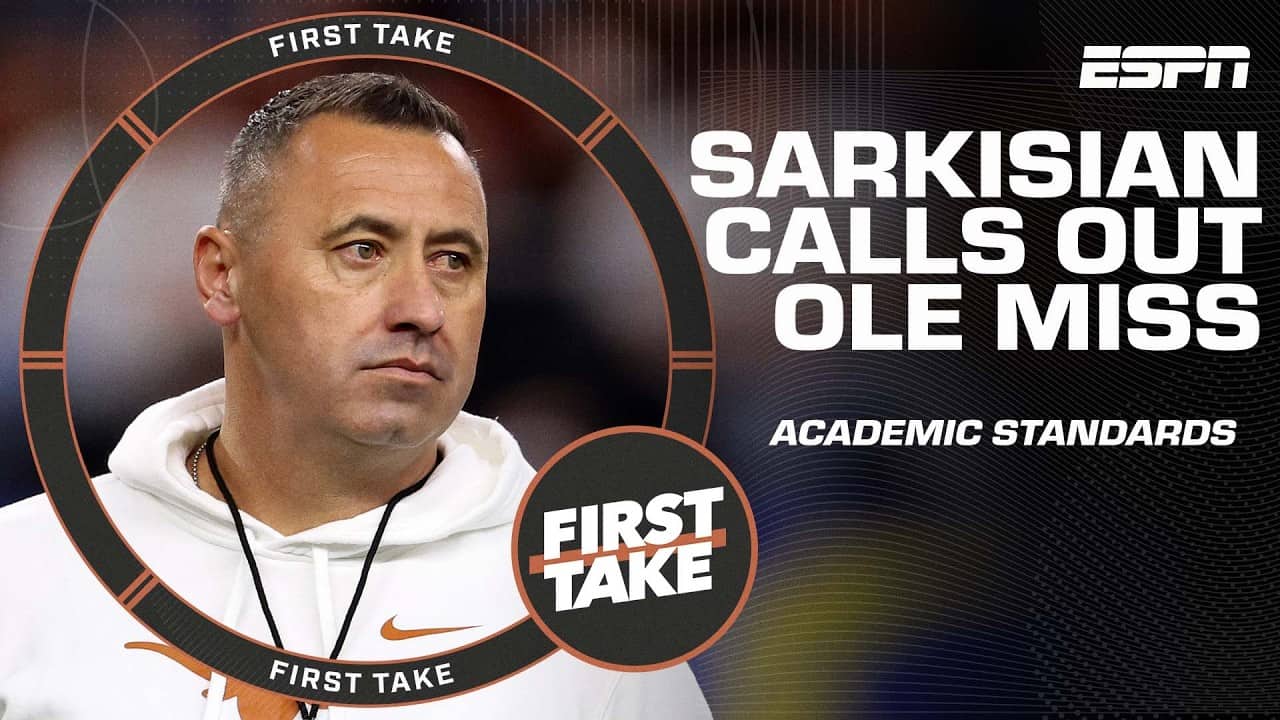 Stephen A. reacts to Steve Sarkisian’s critical comments of Ole Miss | First Take