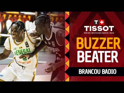 Brancou drops the dagger! | 🚨 TISSOT Buzzer Beater | SEN 🇸🇳 vs SSD 🇸🇸 | FIBA AfroBasket 2025