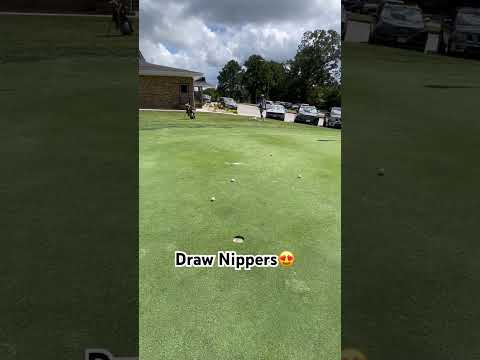 The most satisfying shot😍 #golf #golfpractice #golfer #ballstriking #golfing #trickshots #spin