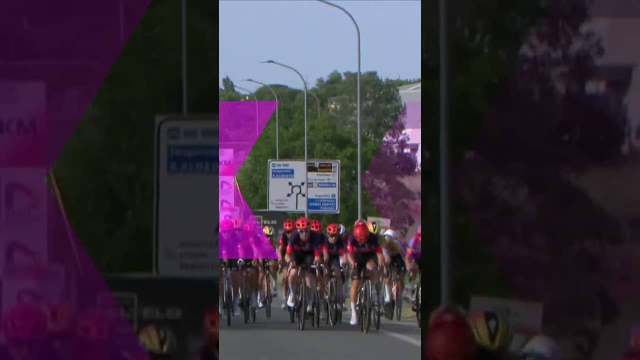 Way too close 😮 A scary moment on Stage 1 of the Giro d'Italia Women — please let the riders race! 🙏