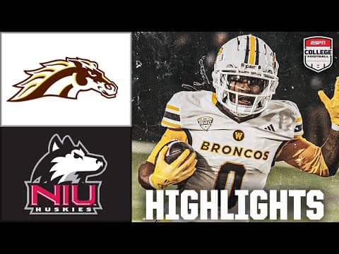 Western Michigan Broncos vs. Northern Illinois Huskies | Full Game Highlights | ESPN CFB