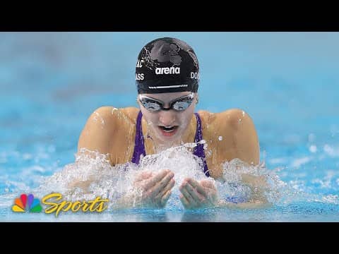 Kate Douglass wins THIRD separate US Open event in 100m breaststroke victory | NBC Sports