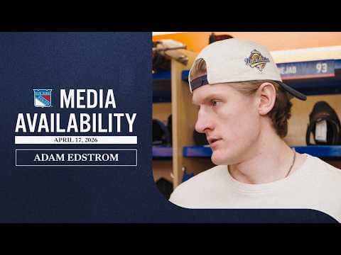 NYR 2026 Exit Day: Adam Edstrom Media Availability | April 17, 2026