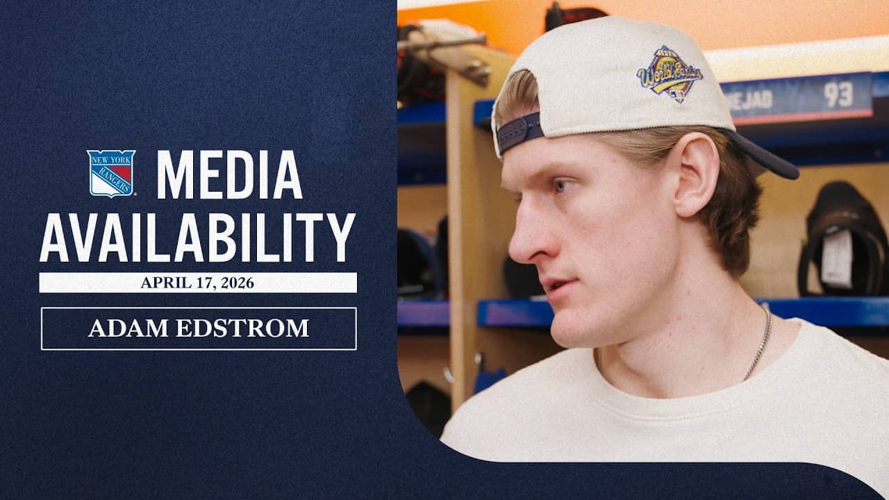 NYR 2026 Exit Day: Adam Edstrom Media Availability | April 17, 2026