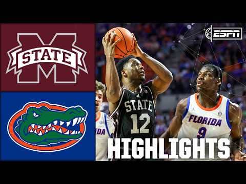 Mississippi State Bulldogs vs. Florida Gators | Full Game Highlights | ESPN College Basketball