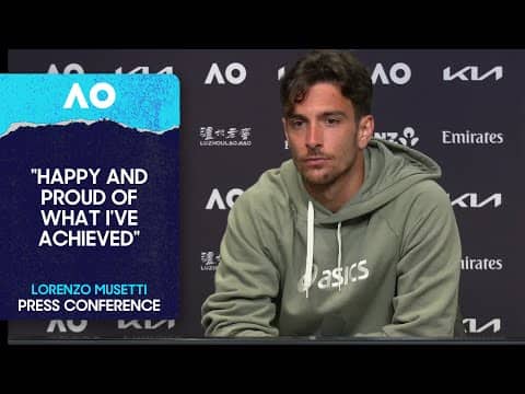 Lorenzo Musetti Press Conference | Australian Open 2026 Second Round