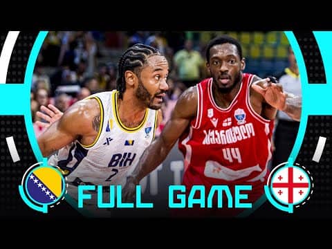 Group Phase | Bosnia and Herzegovina v Georgia | Full Basketball Game | FIBA EuroBasket 2025