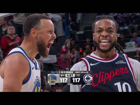 Final 4:54 INSANE ENDING Warriors vs Clippers | April 15, 2026