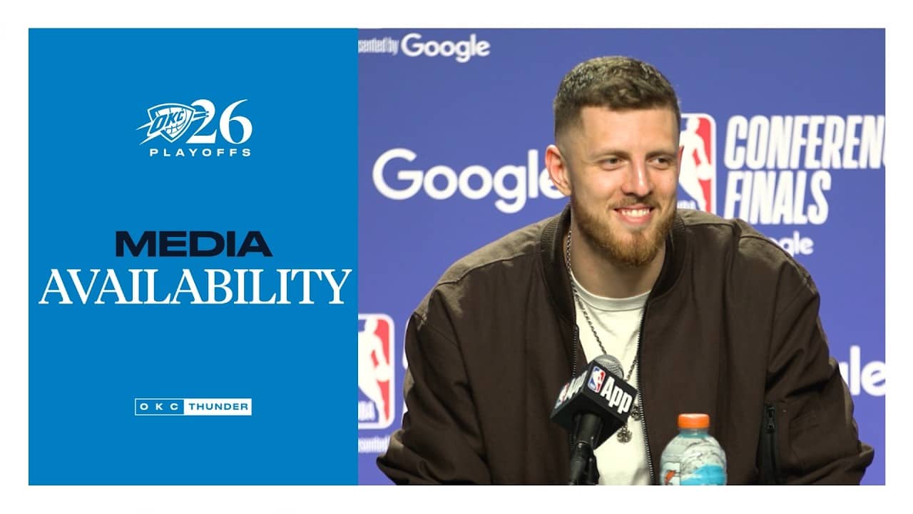 Isaiah Hartenstein on Staying Present | Playoffs | WCF Game 5 | Postgame Media | May 26, 2026