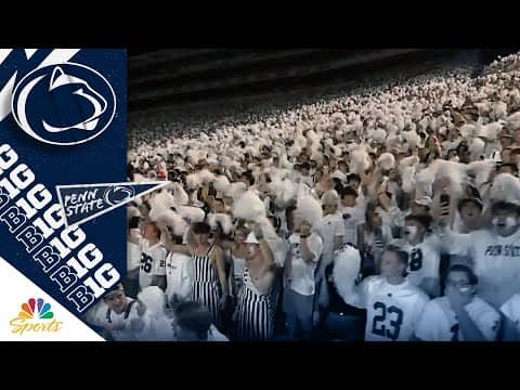 Penn State fans sing 'Mo Bamba' during White Out game vs. Oregon | Big Ten on NBC