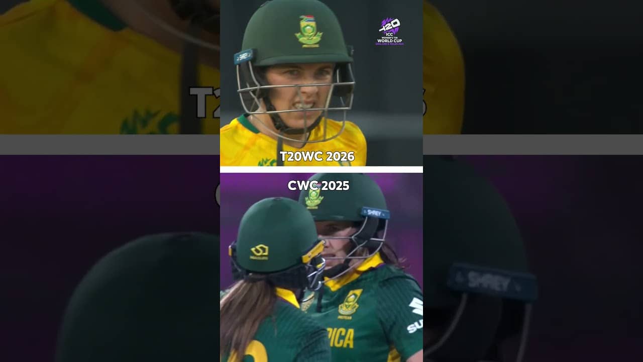 We think we've seen this film before from Tazmin Brits 😍 #T20WorldCup