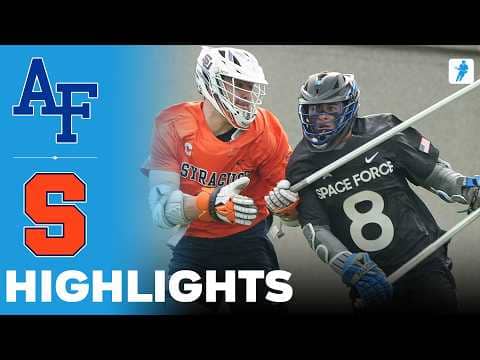 Air Force vs Syracuse | NCAA College Lacrosse | Highlights - March 12, 2026