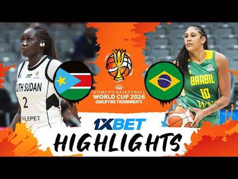 South Sudan 🇸🇸 v Brazil 🇧🇷 | Highlights | #FIBAWWC 2026 Qualifying Tournament