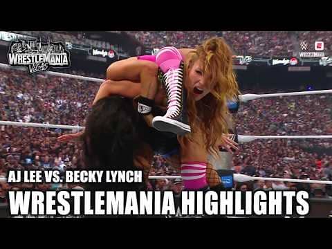 AJ Lee vs. Becky Lynch | WrestleMania 42 Highlights | WWE on ESPN