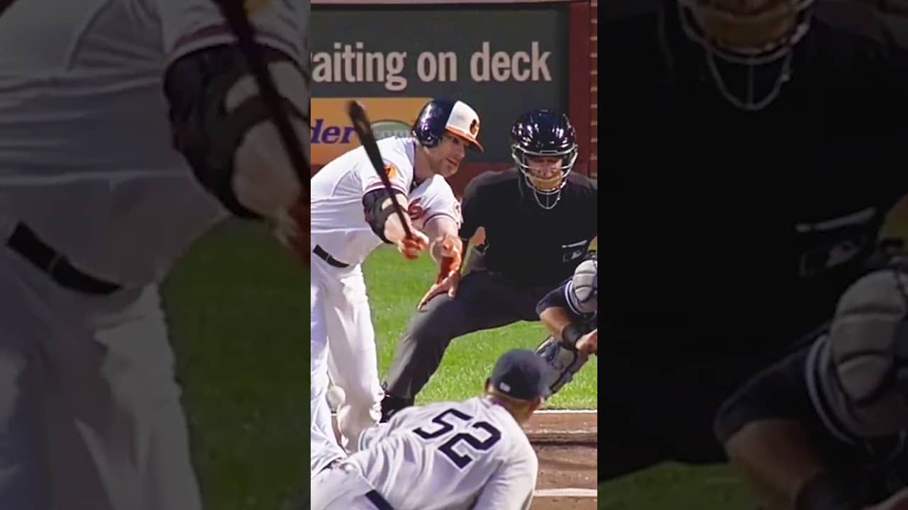 You won't believe where this foul ball ends up 😳